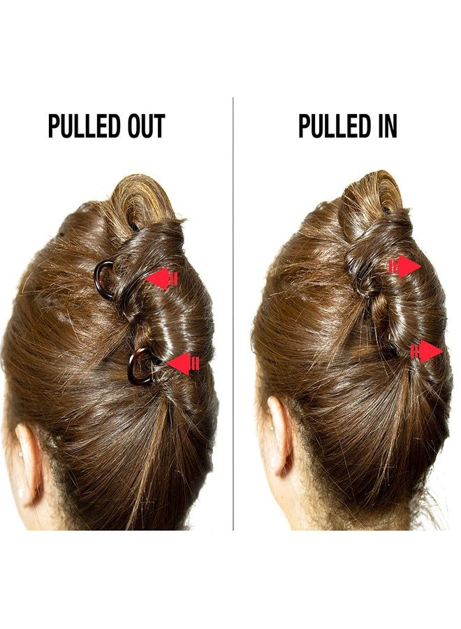 Camila Paris CP3513 French Twist Stick Hair Fork, 2 Small Wavy U Shaped Hair Pin Clip for Spiral Updo and Bun, Clear, Fashion Flexible Durable Styling Hair Accessories for Women, Made in France - Image 5